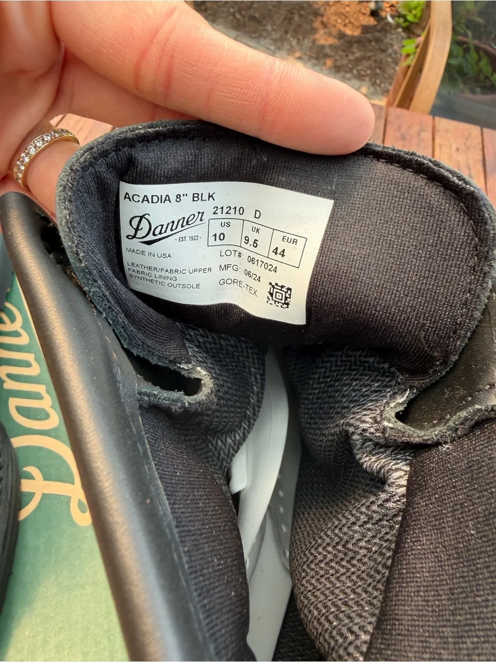 Brand new Danner Acadia boots.